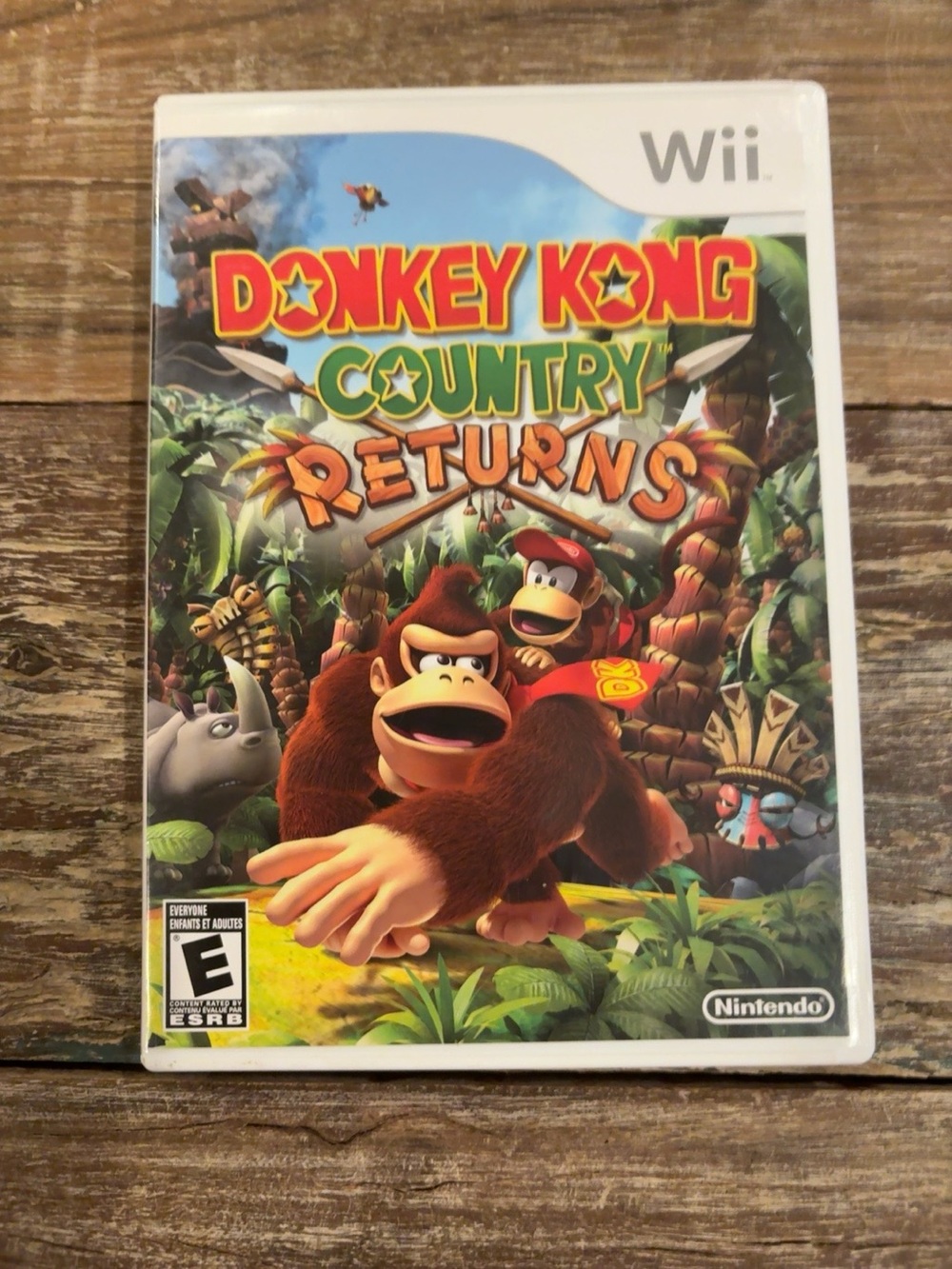 Donkey Kong Country Returns Nintendo Wii Tested Working Disc + Case